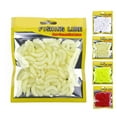 thumbnail image 4 of Dalazy 50pcs/bag 2cm Soft Bread Bug Bionic Grubs Trout Lures Plastic Hand Pole Bait Artificial Fishing Lures, 4 of 9