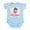 Sky Blue, variant on CafePress - Future Ballerina Like Mommy Baby Infant Bodysuit - Baby Light Bodysuit, Size Newborn - 24 Months