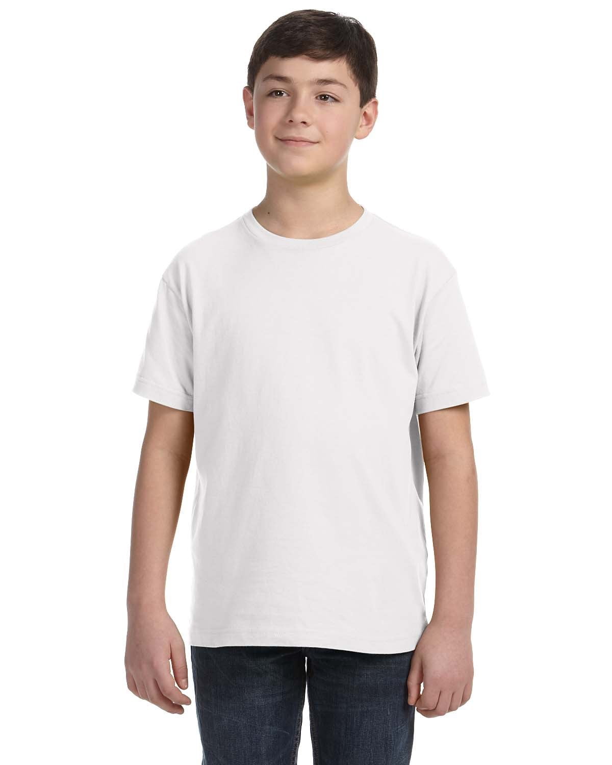 Aquaguard Boys 3-Pack T-Shirt Crew Neck Short Sleeve 100% Cotton Tee, Size: 4-14 - XS - White