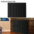 thumbnail image 4 of Blocker Blanket Fireplace Curtain Overnight Use Prevents Heat Loss Fireplace Draft Blanket Black Fireplace Blanket, 4 of 5