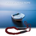 thumbnail image 4 of Langgg 4-5.5Feet Dock Rope Boat Mooring Cord Elastic Dock Line Kayak Jet Boat Accessory Red black wave 1Set, 4 of 6