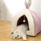 thumbnail image 5 of Cama cueva para mascotas (perros y gatos) para uso interior y exterior | Tienda de campaña cálida y cerrada con cojín extraíble | Hábitat portátil para mascotas pequeñas (28 x 28 x 29 cm), 5 of 7