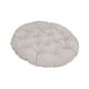 thumbnail image 3 of Cojín acolchado para silla colgante, tapete para silla de jardín, elegante y multiusos, diámetro de 50 cm, para sofá, patio al aire libre. Gris claro, 3 of 8