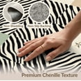 thumbnail image 6 of ODIKA Animal Print Farmhouse Style Alternating Panel Rustic Graphic Motif for Dorm Room, Small Living Apartment, Stain Resistant Low Profile, 6 of 7