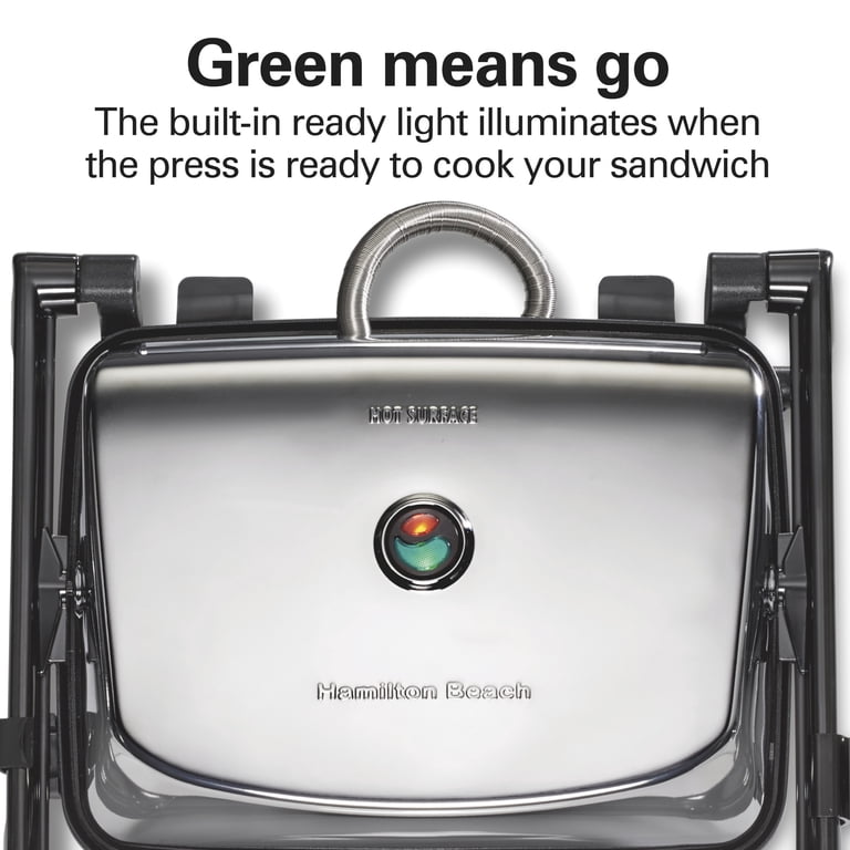Hamilton Beach Panini Press Sandwich Maker and Electric Grill photo 7