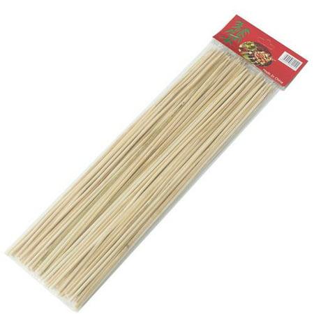 AkoaDa 80PCS Wooden Skewers BBQ Grill Bamboo Paddle Barbecue Sticks Kebab Fruit Cheese