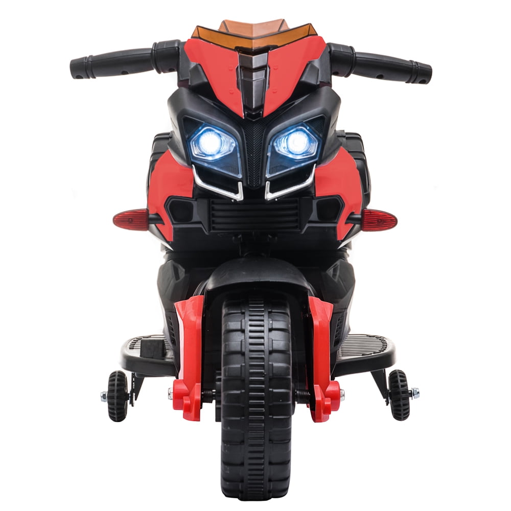 Lowestbest Children Electric Motorcycle Ride-On Toy, 6V Battery Powered Children's Motorcycle with Music Lowestbest Children Electric Motorcycle Ride-On Toy, 6V Battery Powered Children's Motorcycle with Music