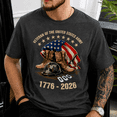 thumbnail image 4 of Veteran Of The United States Army 1776-2026 Shirt, USA 250th Anniversary Patriotic Veteran T Shirt, Military Boots American Flag Graphic Tee, 4 of 6