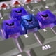 thumbnail image 5 of Teclado Eje Cruzado Epoxi Resina ESINA DIY Translúcida Capas Artisan Halloween Bat Tecla, 5 of 9