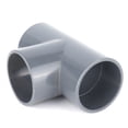 thumbnail image 1 of Conexiones de PVC, T G1‑1/2 Conector de tubería en T de PVC Conector de tubería con forma de conector de PVC Altamente versátil, 1 of 8
