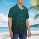 thumbnail image 3 of Fotbe Dark teal green Camisa Hawaiana para Hombre Unisex – Camisa Casual de Verano con Botones de Manga Corta de Algodón y Lino,3X-Large, 3 of 7