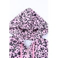 thumbnail image 4 of ABPHQTO Sudadera con capucha y bolsillo canguro con cremallera y estampado de leopardo para mujer, 4 of 5