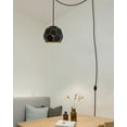 thumbnail image 3 of Kiven Plug in Pendant Light, Hanging Light with Iron Lampshade, E26 Socket Modern Dimmable Pendant Light for Bedroom Foyer Hallway Kitchen Island, 3 of 7