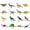 A, variant on A Mini Dinosaur Toy Set For Kids 16 Pcs Plastic Animal Figures For Party Favors
