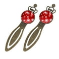 Christmas snowflakes Vintage Copper CrownShaped Bookmarks Stainless Steel Reading Accessories