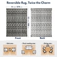 thumbnail image 2 of Alfombra Outdoor PASAMIC 274x366 cm Impermeable Reversible Gris, 2 of 7