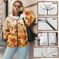 thumbnail image 6 of SCRAWLGOD Thanksgiving Maple Leaf Womens Lightweight Hoodies Zip Up Sweatshirt Women Long Sleeve Women Oversized Hoodies Size M Comfy Women Fall Outfits, 6 of 7