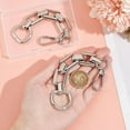 thumbnail image 3 of 1 Box 2Pcs Bag Extender Chain Alloy Purse Strap Extender for Shoulder Bag Platinum 18cm Bag Chain Strap Extender Replacement Accessory with D Ring Swivel Clasps for Purse Handbag Supplies, 3 of 6