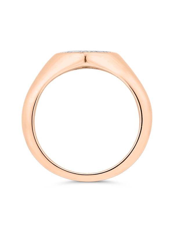 Size-9.75 Diamond Wedding Band in 10K Yellow Gold G-H,I2-I3 1//20 cttw,