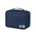 thumbnail image 1 of wps Travel Cable Organizer Bag Electronics Accessories Storage Pouch USB Drive Charger Memory Card Case gray, 1 of 6