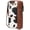 Brown, variant on Women's Wallet Large Capacity Double Zip Ladies Card Phone Holder RFID Blocking Wristlet Leather