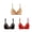 Yellow, variant on 3PC Bras for Women V Plunge Embroidered Glossy Full Coverage Extra-Elastic Comfortable Underwear Push Up No Rims Bra,Black,36B