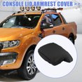 thumbnail image 2 of Unique Bargains 1Pcs Car Center Console Armrest Cover for Ford for Ranger 2019-2023 Arm Rest Cover Elbow Cushion Pad Black, 2 of 7