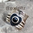 thumbnail image 2 of Black Onyx Spinner Ring, 925 Sterling Silver, Fidget Spinner Ring, Silver Handmade Ring, Meditation Ring, Worry Ring, All Occasion Gift, 2 of 10