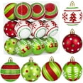 thumbnail image 3 of Scidweet Christmas Balls Ornaments, 18 Pcs 2.36" Hanging Balls Christmas Tree Decorations Sets Xmas Ornaments for Indoor Outdoor Holiday Party Xmas Home Decor, Multicolor, 3 of 7