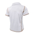 thumbnail image 4 of Resicozy Men's Casual Polo Shirts Classic Button Basic Short Sleeve Shirt Solid Color Tees Fashion Big and Tall Tops with Pockets White 3XL, 4 of 8