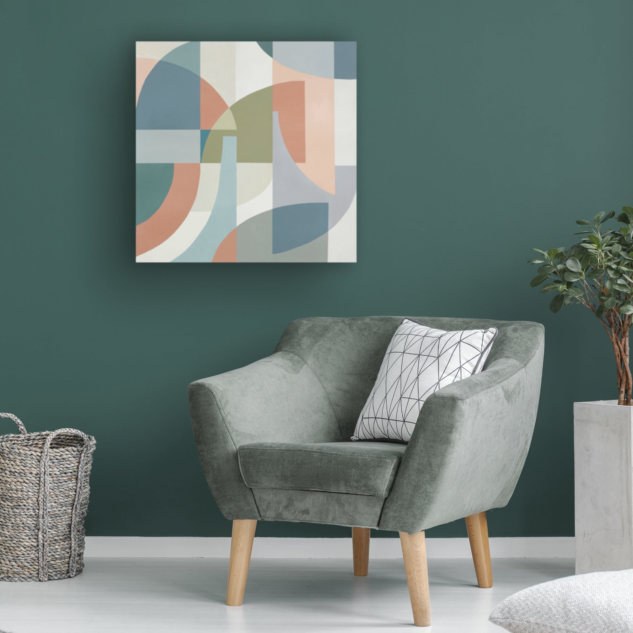 Canvas Wall Art - Max Maxx 'Crescendo No. 2' Wall Art for Living Room, Bedroom, or Office Décor by Trademark Fine Art - 24 x 24 Inches