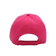 thumbnail image 4 of Daxton Structured Baseball Hat Cap Curved Visor Custom Team Number - Hot Pink Hat, Gold 44, 4 of 4