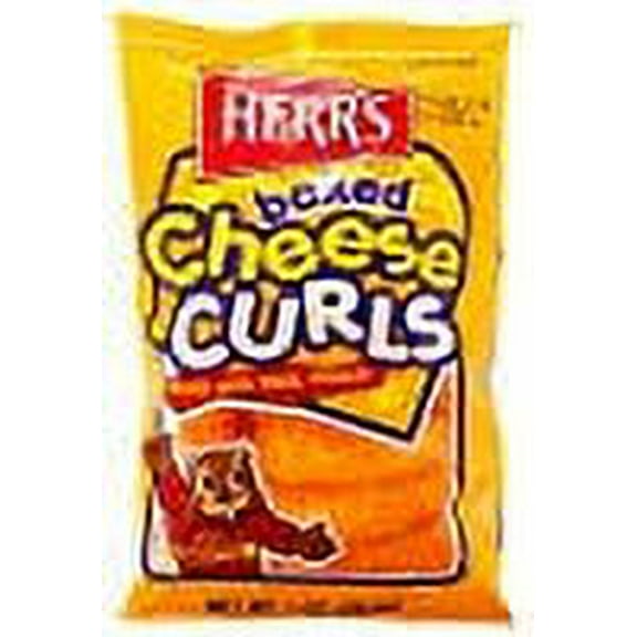 Herr's Baked Cheese Curls 1 Oz. (Pack of 42) by Herr's