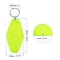 thumbnail image 2 of Vintage Motel Keychain Blank Hotel Keychains Retro Key Tag, Clear Green with Spots 16 Pack, 2 of 6