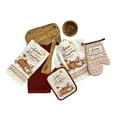 thumbnail image 3 of Serafina Home Farmhouse Fall Home Decor Kitchen Towels and Pot Holder Set: Autumn Leaves and Pumpkins Please, Leaf and Pumpkin Design, 3 of 6