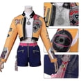 thumbnail image 3 of A K-Pop Demon Hunters Rumi Cosplay Costume Set and Fancy Dress for Women for a Halloween Party. 26s, 3 of 5