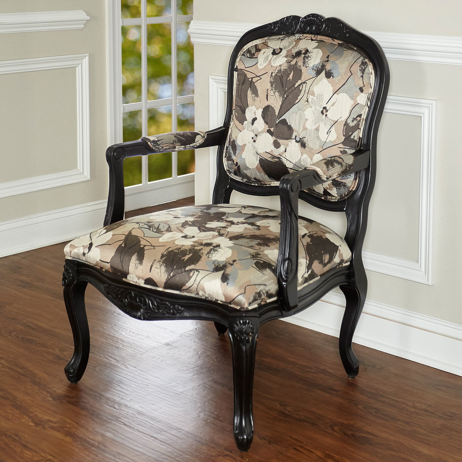 Powell Miranda Accent Chair, Black - Walmart.com