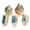 Blue, variant on Natural Agates Geode Stone Finger Rings Adjustable Raw Agate Quartz Ring Opening-Gray