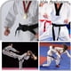 thumbnail image 5 of Cinturón blanco de karate, jiu jitsu, poliéster, para artes marciales, judo, jiu-jitsu, TKD, aikido, uniforme para m, cinturón de clasificación, largo, suave, universal, para taekwondo., 5 of 9