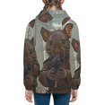 thumbnail image 6 of Picia Steampunk Space Mice Warriors for Boys Fashion Full-zip Hoodies & Sweatshirts with Kangaroo Pocket,Zip-up Hooded Sweatshirt for Kid, Moisture Wicking & Breathable-Small, 6 of 6