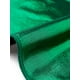 thumbnail image 5 of Camiseta metálica sin espalda para mujer Inspire Chic, con tirantes asimétricos y halter, top brillante, color verde M, 5 of 6