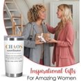 thumbnail image 3 of Thank You Gifts for Women - Chaos Coordinator Insulated Coffee Tumbler with Lid 20 oz - Gifts for Friend, Teacher Retirement Birthday Gifts for Women, Coworkers,, 3 of 8