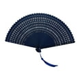 thumbnail image 2 of Hand Held Fan For Women Foldable, Folding Hand Classic Style Fan Fabric Bamboo Ribs Hand Held Chinese/Spanish Foldable Fan For Boots On The Ground Dance,Party Walmart Pallets, 2 of 6