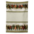 thumbnail image 3 of Ambesonne Christmas Tablecloth Rectangular Table Cover, Vintage Ornate Nature, 52"x70", Multicolor, 3 of 4