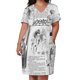 thumbnail image 3 of Vestido de noche holgado con bolsillos para mujer vestido de "s" con páginas de orgullo y premamá, 3 of 7