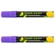 thumbnail image 1 of Marcador Delgado Neon ChalkyPurple 2Pzas Morado Neón Marcador para Pizarrón Punta Redonda Mediana. VentDepot MXKUP-002, 1 of 2