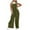 Green, variant on Patlollav Women'S Bib Overalls Casual Summer Sleeveless Strap Loose Wide Leg Jumpsuits with Pockets