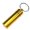 Golden, variant on Tnobhg Portable Sealed Jar Keychain Screw Lid Aluminum Alloy Waterproof Flat Bottom Hanging Mini Tablet Pill Storage Bottle Container Holder Key Ring