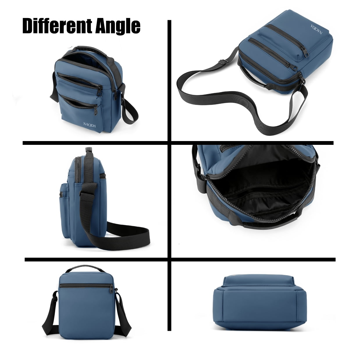 Sovegavy Mens Messenger Bags Small Shoulder Bags Crossbody Bags for Outdoor Work Business