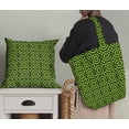thumbnail image 5 of Soimoi Green Modal Satin Fabric Dots & Circle Geometric Print Fabric by the Yard 42 Inch Wide, 5 of 5